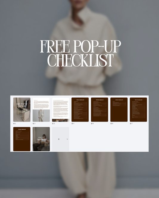 FREE: Pop-up Checklist