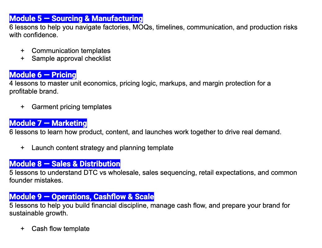 THE FASHION FOUNDER KICKOFF